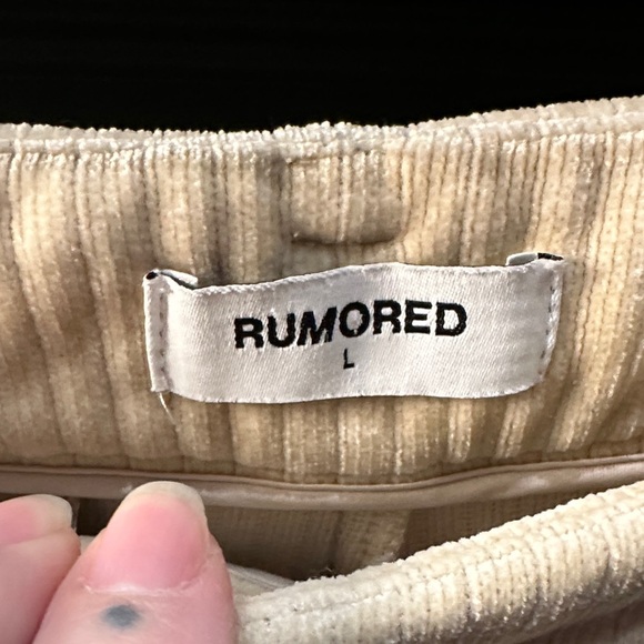 NWOT RUMORED CORDUROY PANTS - Picture 4 of 5